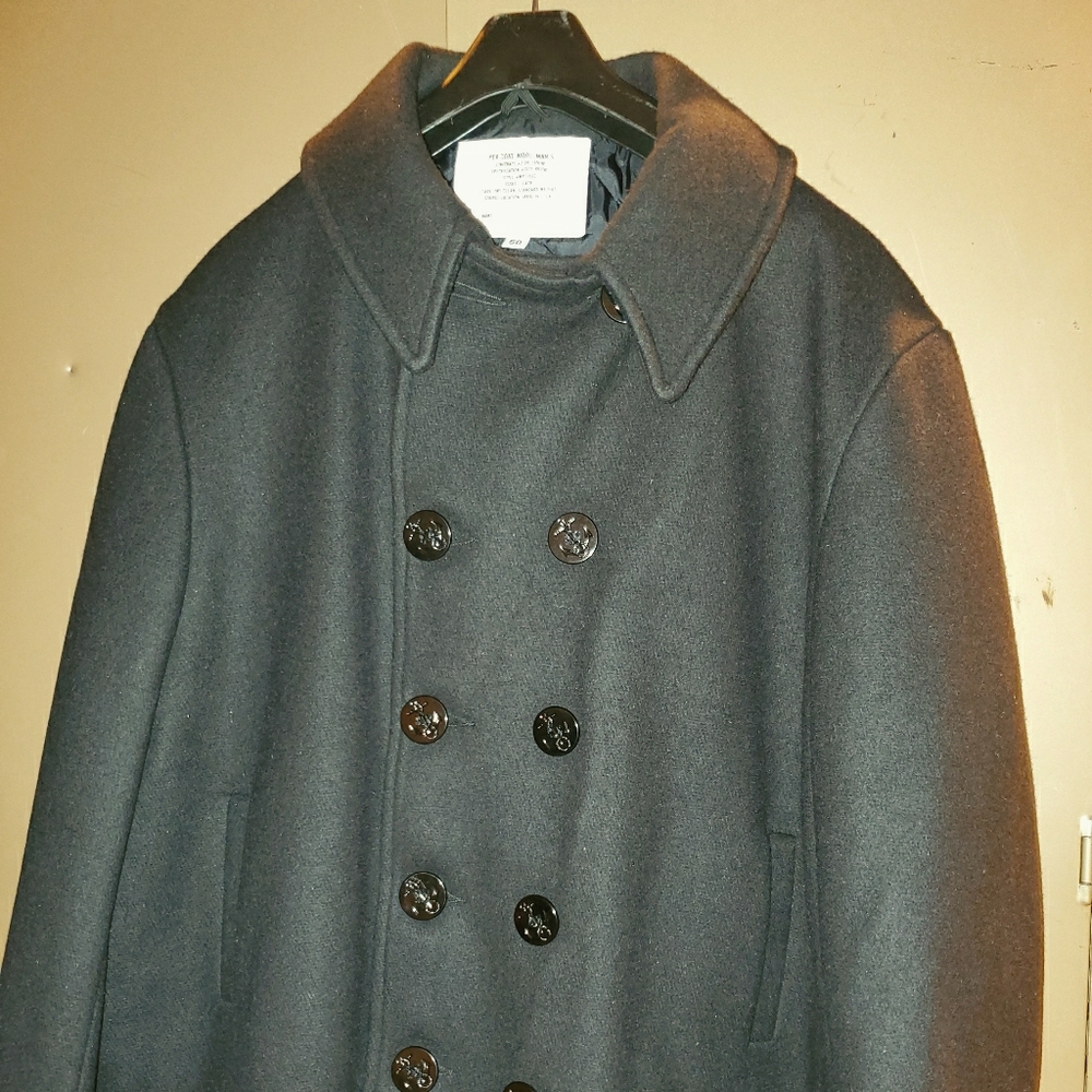 Mens peacoat